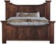 International Furniture Direct Madeira Brown Queen Panel Bed-3