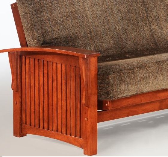 Night & Day Furniture™ Winter Cherry Queen Moon Glider Futon-1