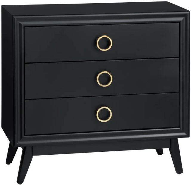 Crestview Collection Pomeroy Black Chest-0