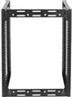 Sanus® Component Series Black 15U Stackable Skeleton Rack-1