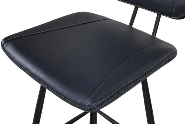 Modus Furniture Crossroads Vinson Modern Cobalt Swivel Counter Stool-3