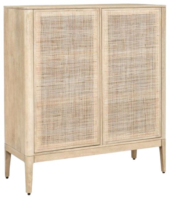 Home Trends & Design Casablanca Natural White Cabinet-0