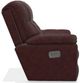 La-Z-Boy® Morrison Burgundy Leather Power Rocking Recliner with Headrest-2