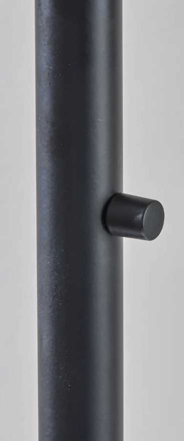 Adesso® Bowery Black Arc Floor Lamp-3