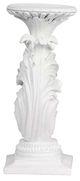 A & B Home 2-Piece White Mermaid Candle Holder Set-2