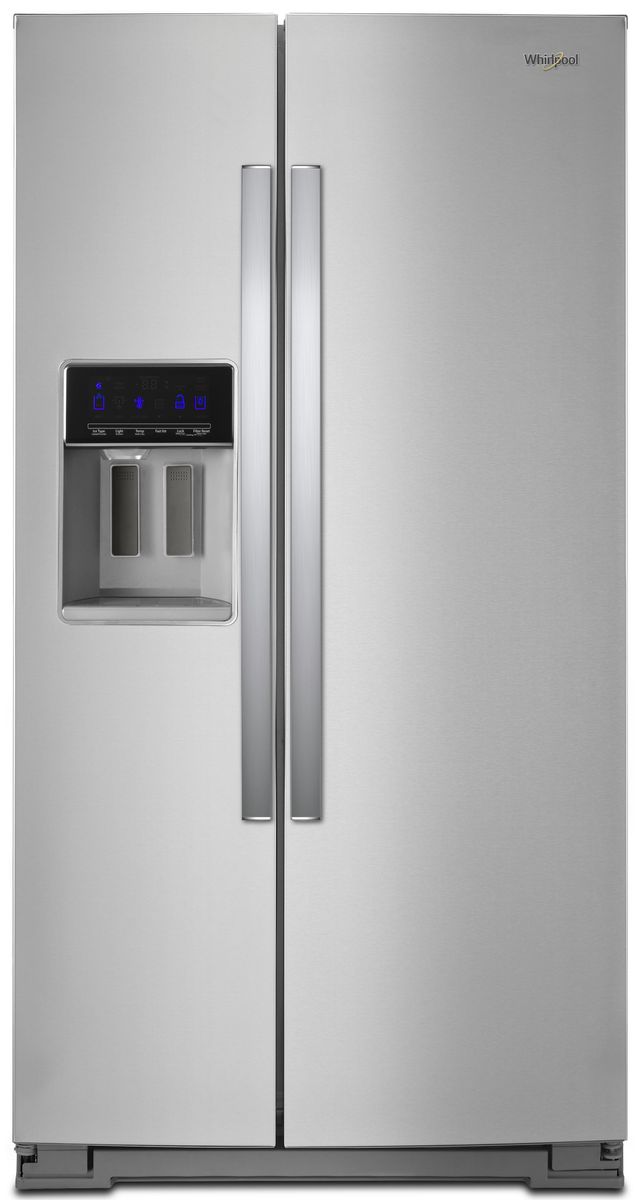 Whirlpool® 36 in. 20.6 Cu. Ft. Fingerprint Resistant Stainless Steel Counter Depth Side-By-Side Refrigerator-0