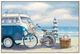 Classy Living Adventurous VW Bus on Beach Wall Art-0