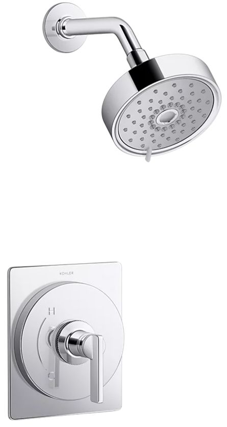 KOHLER® Castia™ by Studio McGee Rite-Temp® Polished Chrome 2.5 GPM Shower Trim Kit-0