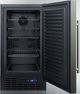 Summit® 2.7 Cu. Ft Black Stainless Steel Under the Counter Refrigerator-2