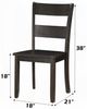 ACME Furniture Haddie Distressed Walnut Dining Side Chair-2