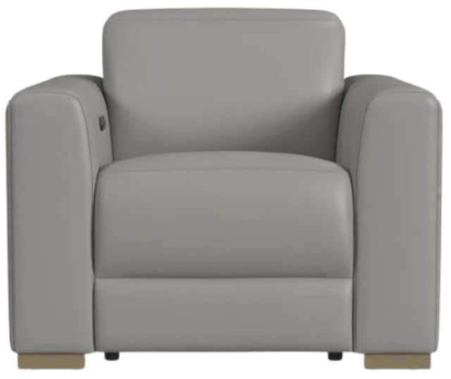 Flexsteel® Aurora Ash Power Recliner with Power Headrest-2