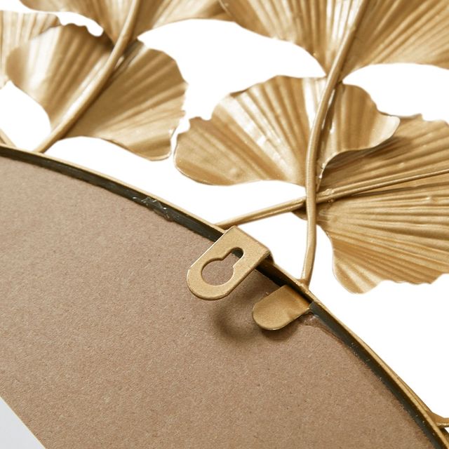 Olliix by Martha Stewart Eden Gold Foil Ginkgo Mirror-3