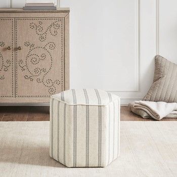 Olliix by Martha Stewart Natural Ellen Cocktail Ottoman-3