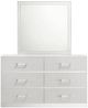 New Classic® Home Furnishings Europa 4-Piece White King Panel Bedroom Set-3