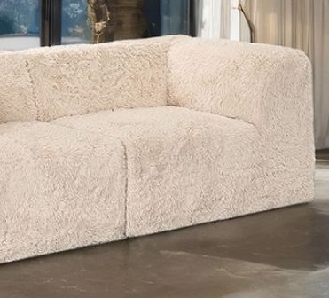 Furniture of America® Nappi Sand Loveseat-3