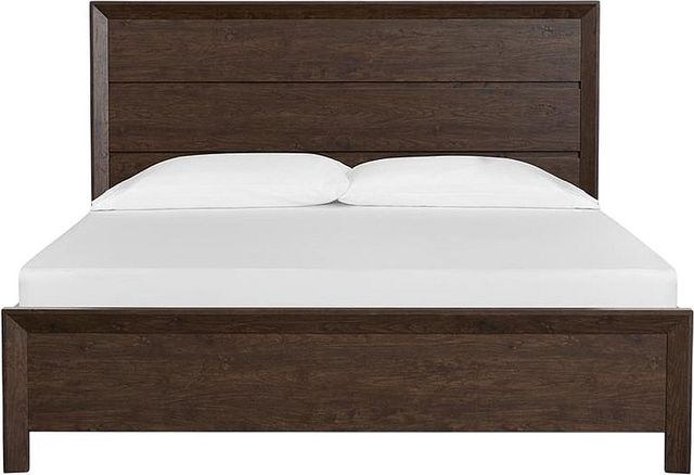 Magnussen Home® Llewellyn Columbian Walnut Complete King Panel Bed-1