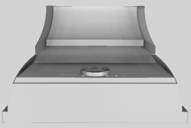 Vent-A-Hood® Designer Series 48" Stainless Steel Wall Mounted Range Hood-1