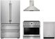 Thor Kitchen® 4 Piece Stainless Steel Electric Kitchen Package-0