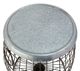 A & B Home Balaz 2-Piece Stainless Steel Iron Wire Table Set-3