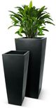 Le Present Betona Classik Black 31" Planter-3