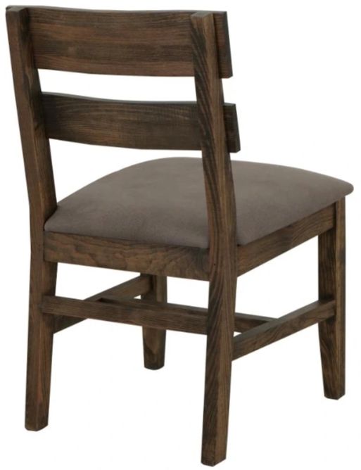 International Furniture Direct Dutton Brown Side Chair-4