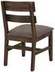 International Furniture Direct Dutton Brown Side Chair-4