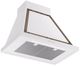 Ilve® Nostalgie II Noblesse 30" White Wall Mounted Range Hood with Burnished Trim-1