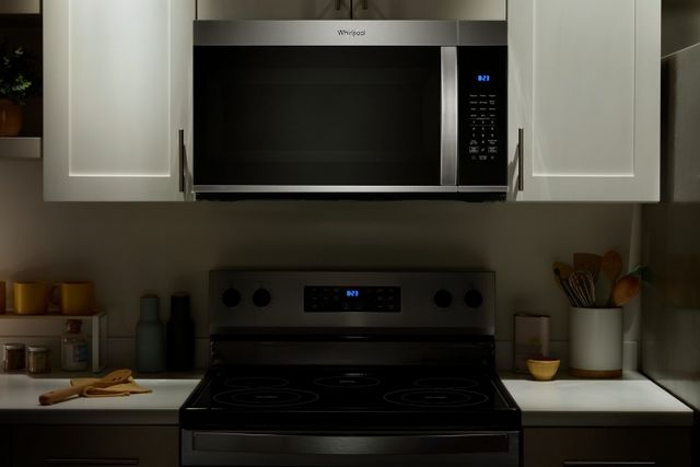 Whirlpool® 1.9 Cu. Ft. Fingerprint Resistant Stainless Steel Over the Range Microwave-9