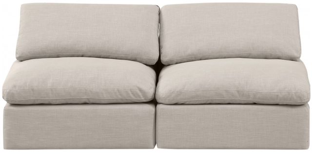 Meridian Furniture Indulge 2-Piece Beige Armless Sofa-1