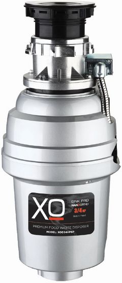 XO 0.75 HP Batch Feed Stainless Steel Garbage Disposer