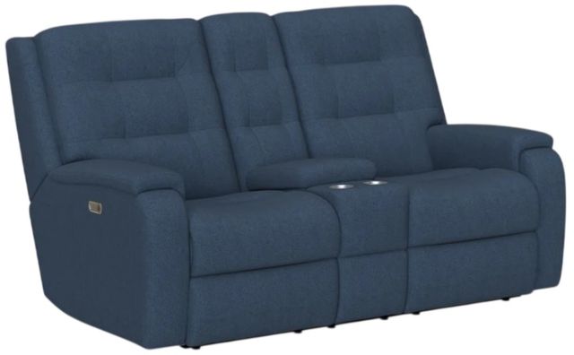 Flexsteel® Customizable Arlo Power Reclining Loveseat with Console and Power Headrests-0