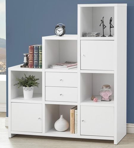 Coaster® Bookcase With Cube Storage Compartments-2