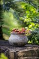 A & B Home Gray 6" Planter Pot with Patterns-5