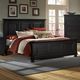Vaughan-Bassett Reflections Ebony Full Wood Rails-1