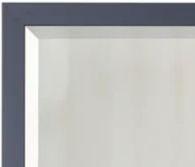 Stylecraft Black Beveled Framed Wall Mirror-1