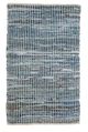 A & B Home Blue/Brown 2.5'x4' Rug-0
