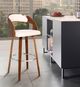 Armen Living Shelly Cream 30" Swivel Bar Stool-2