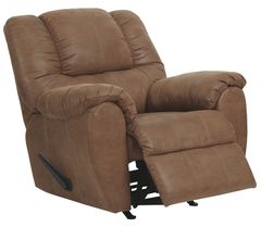 Signature Design by Ashley® McGann Saddle Manual Rocker Recliner