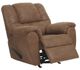 Signature Design by Ashley® McGann Saddle Manual Rocker Recliner-0