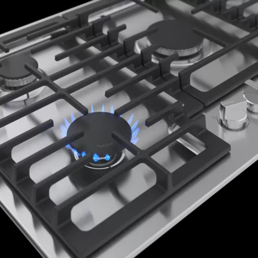 Bosch® 500 Series 36" Stainless Steel Gas Cooktop-1