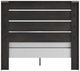 Signature Design by Ashley® Hollivern Dark Gray Queen Panel Bed-3