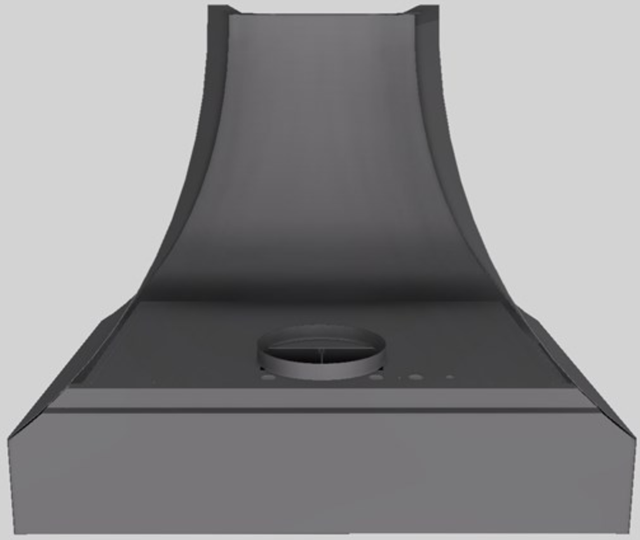 Vent-A-Hood® Designer Series 36" Gunsmoke Wall Mounted Range Hood-3