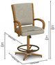 Chromcraft Customizable Camryn Swivel Tilt Counter Height Dining Stool-2