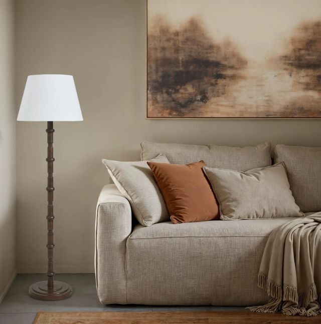 Renwil® Everren Odlam Walnut Floor Lamp-1