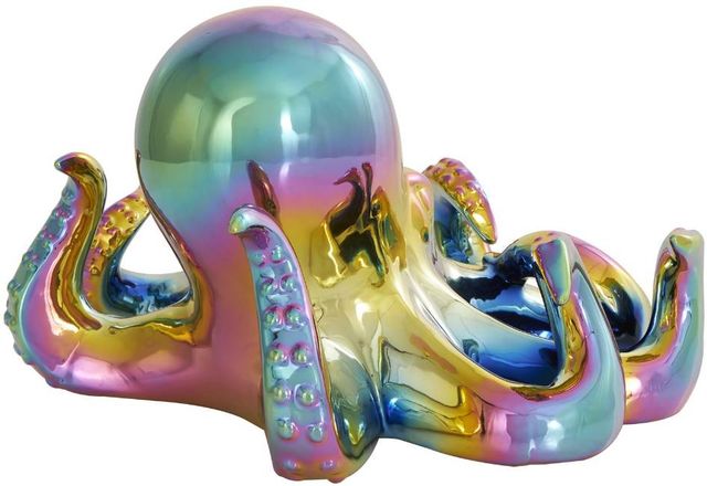 Deco Marche Multi Colored 7" Octopus Sculpture-2