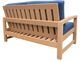 CabanaCoast® Customizable Savannah SOL Teak™ Outdoor Loveseat-2