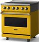Viking® 5 Series 30" Daffodil Pro Style Induction Range with Brushed Brass Trim-3