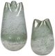 Uttermost® Chianti 2-Piece Bluish-Green/Milky White Vase Set-0