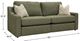 Best® Home Furnishings Cavrilly Green Inclining Sofa with Pillows-3