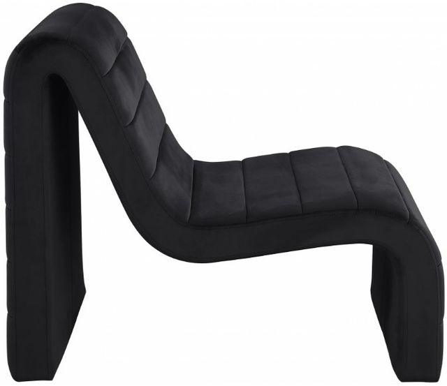 Meridian Furniture Ivy Black Velvet Accent Chair-2